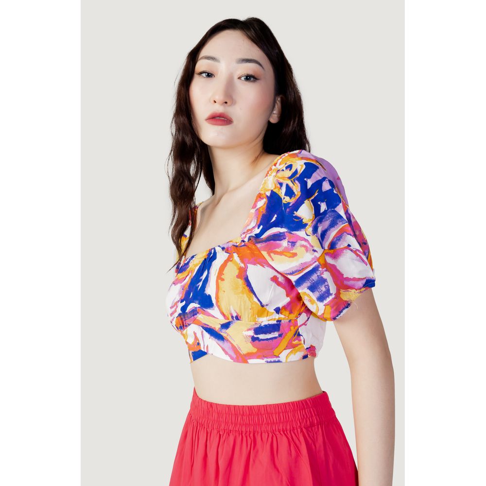 Bicolor Viscose Top