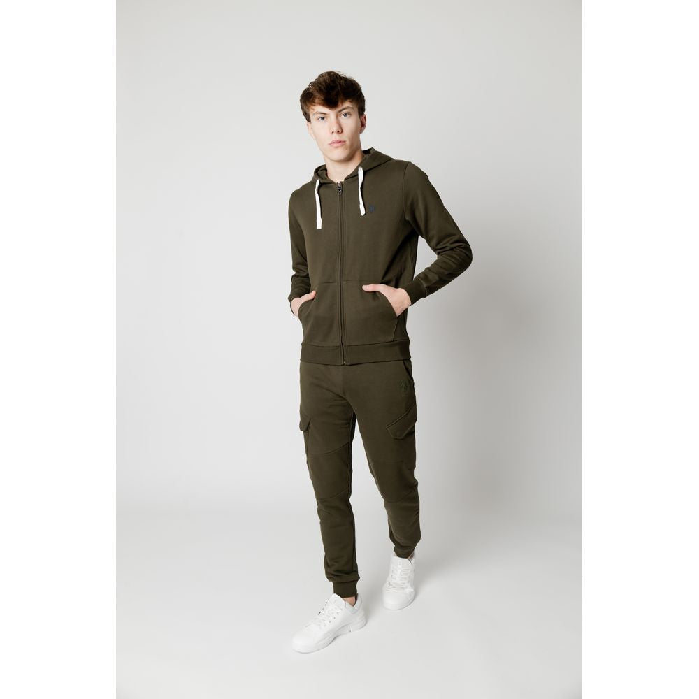 Green Cotton Hoodie