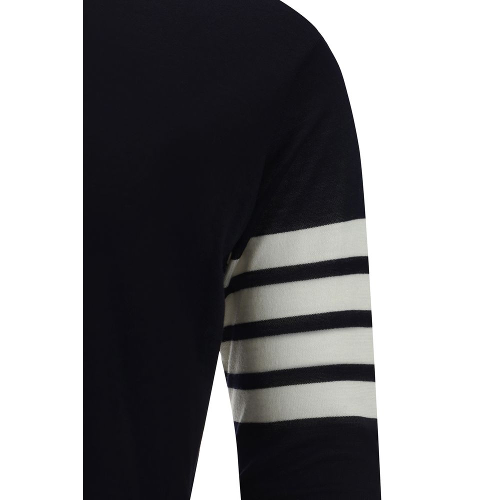 Blue Fleece Wool Sweatshirt