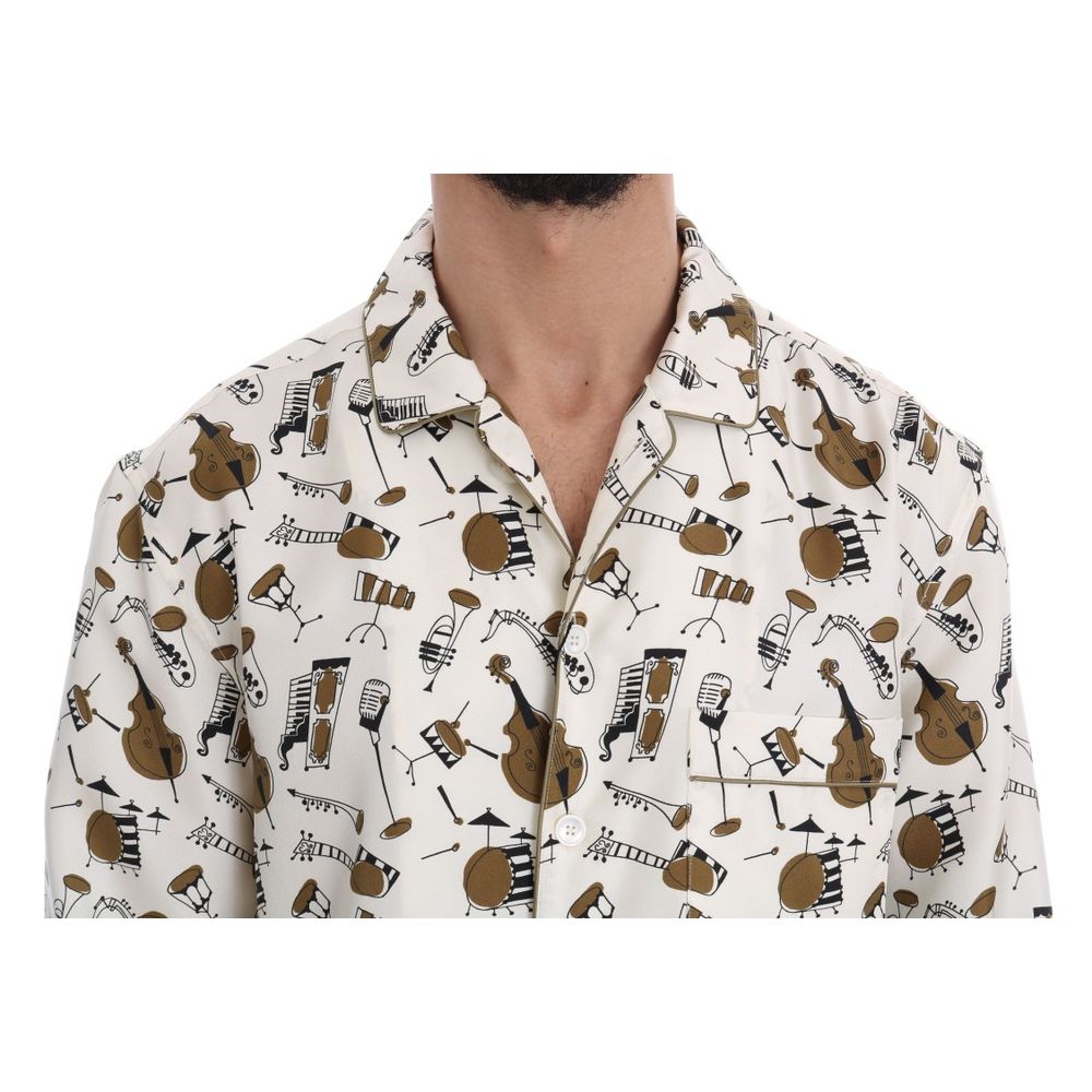 Multicolor Silk Pattern Shirt