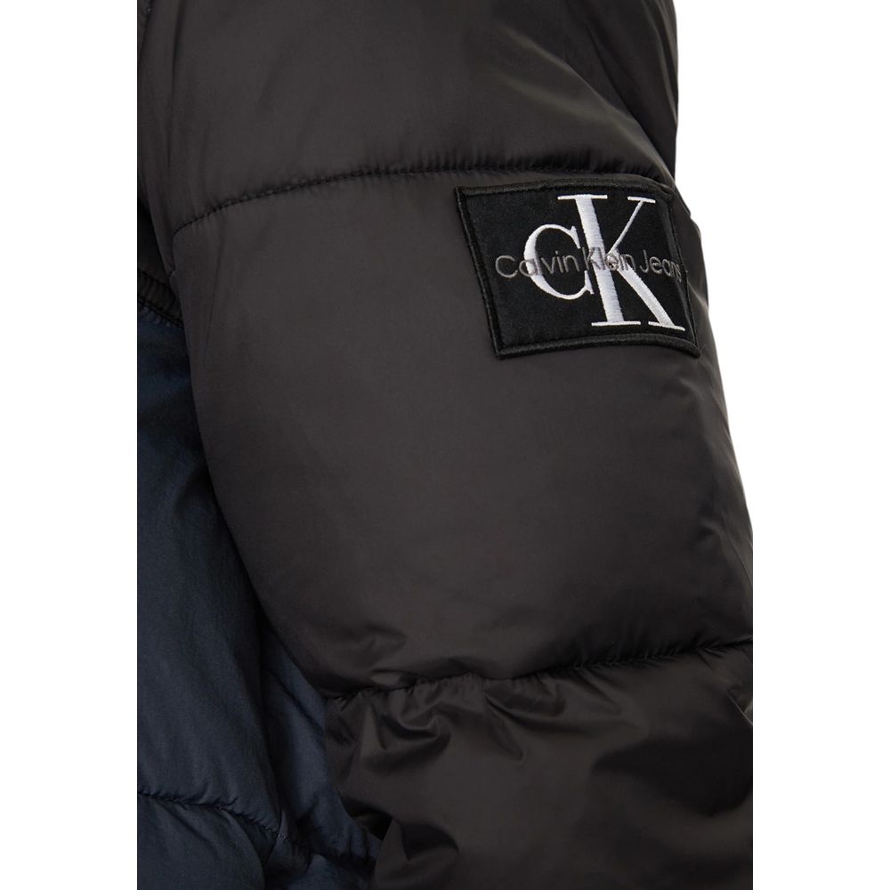 Blue Recycled Polyamide Coat