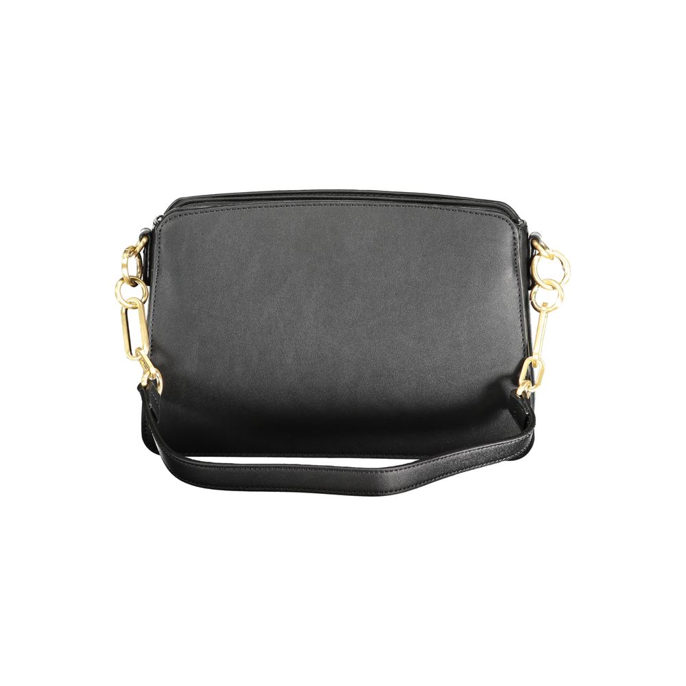 Nero Polyurethane Women Handbag