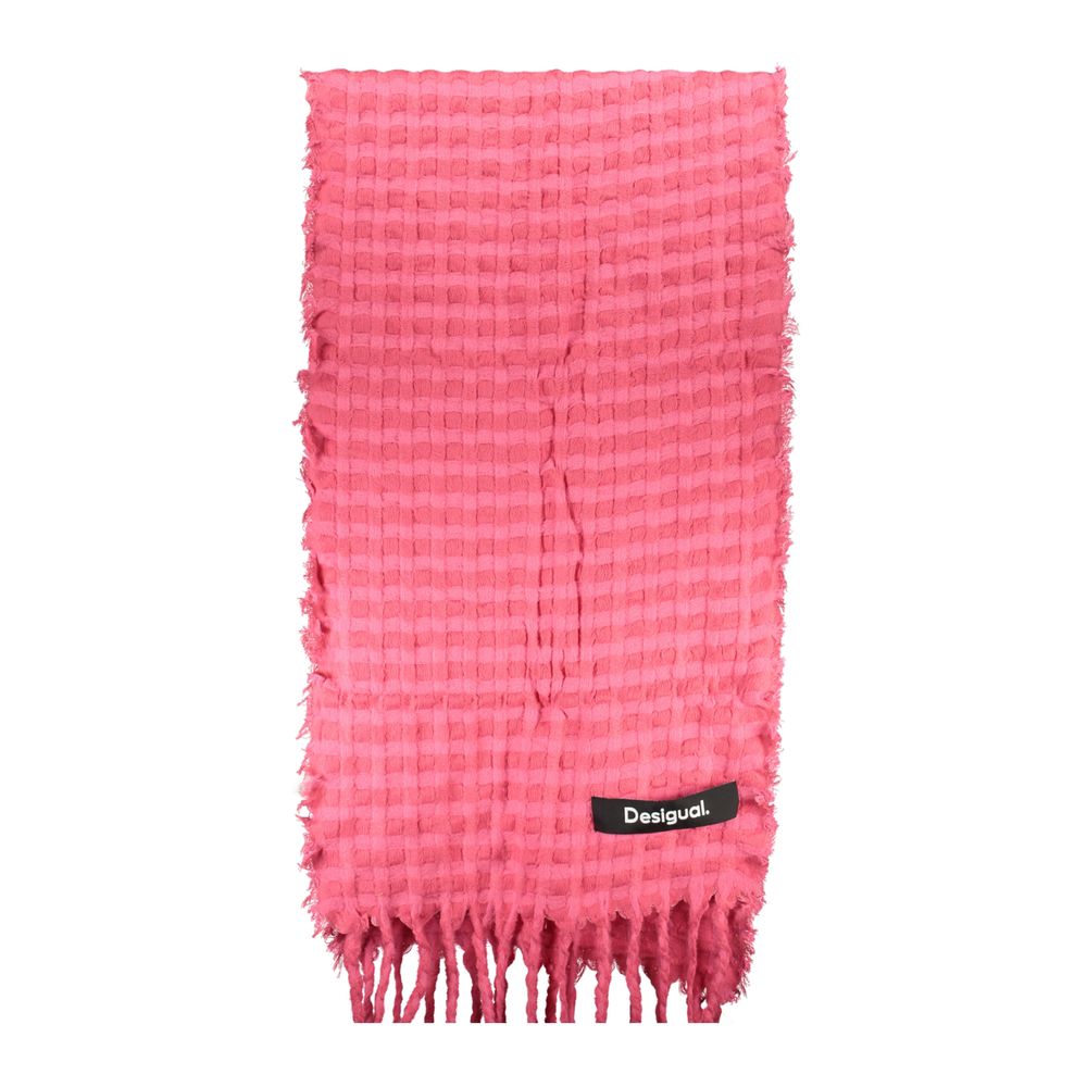 Rosa Poliammide Women Scarf