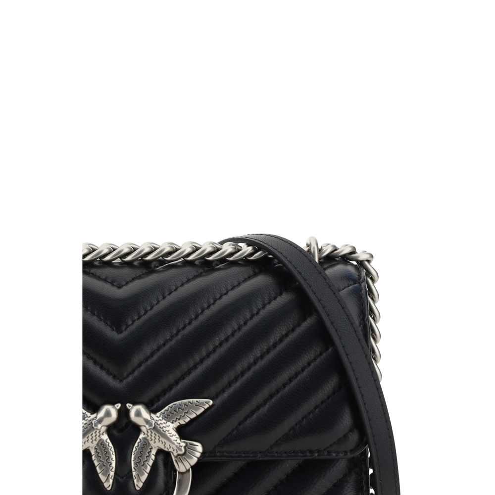 Black Calf Leather Bos Taurus Shoulder Bag
