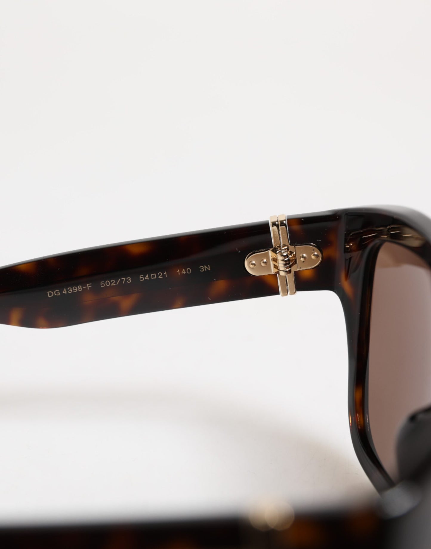 Dark Brown Havana DG4398F Square Frame Eyewear Sunglasses