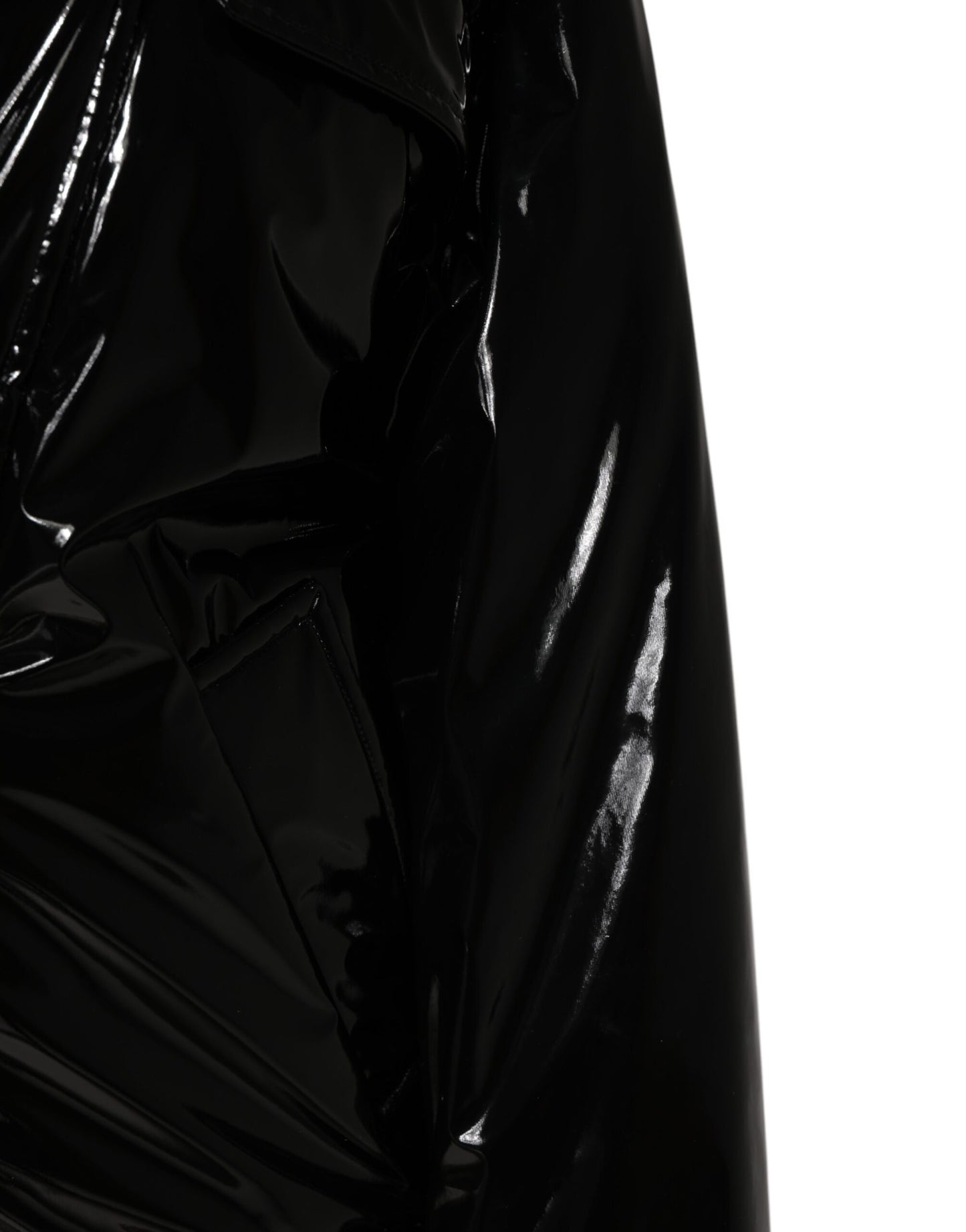 Polyester Black Quilted Puffer Coat Jacket