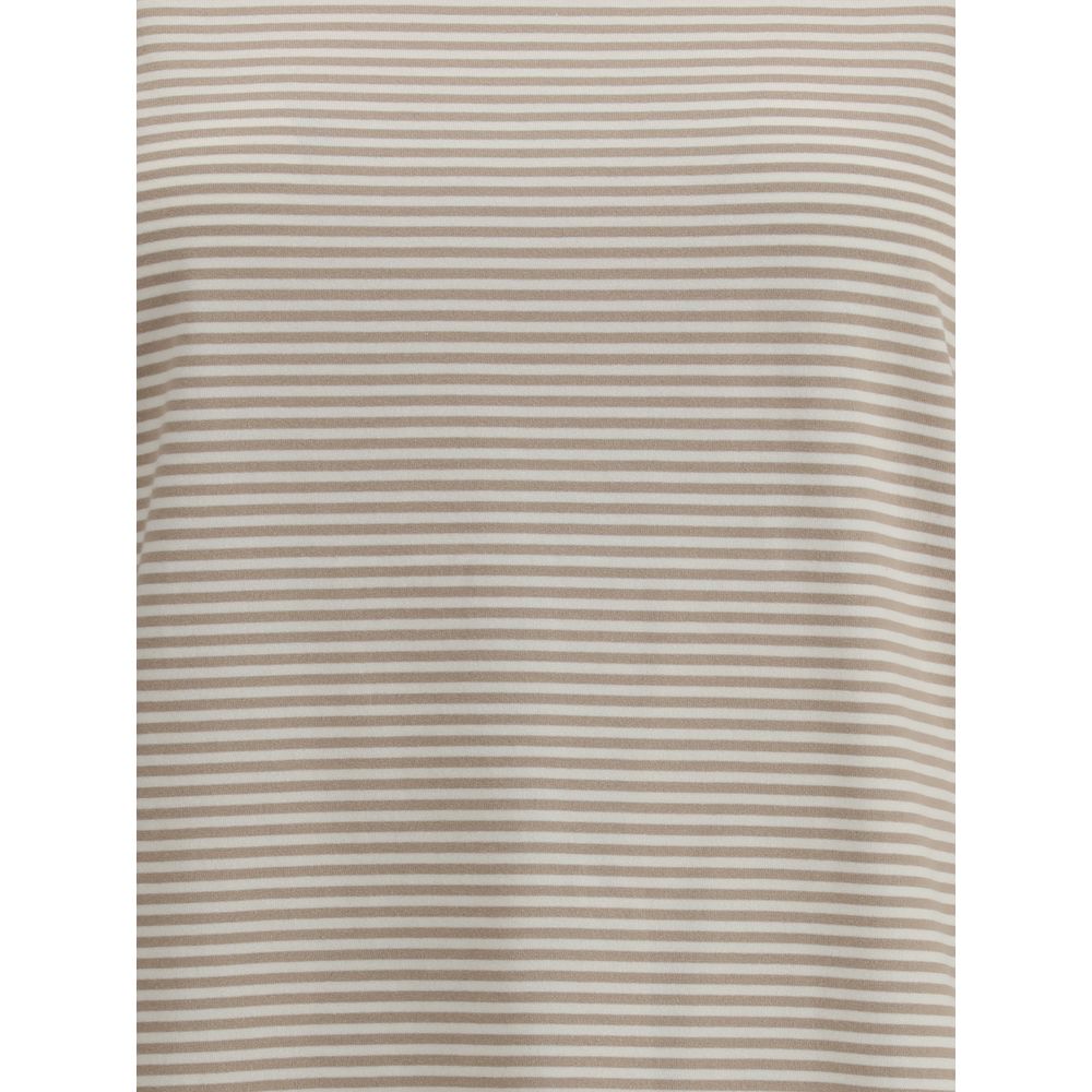 Beige Cotton T-Shirt