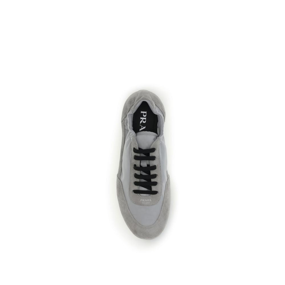 Gray Rubber Athletic Sneakers