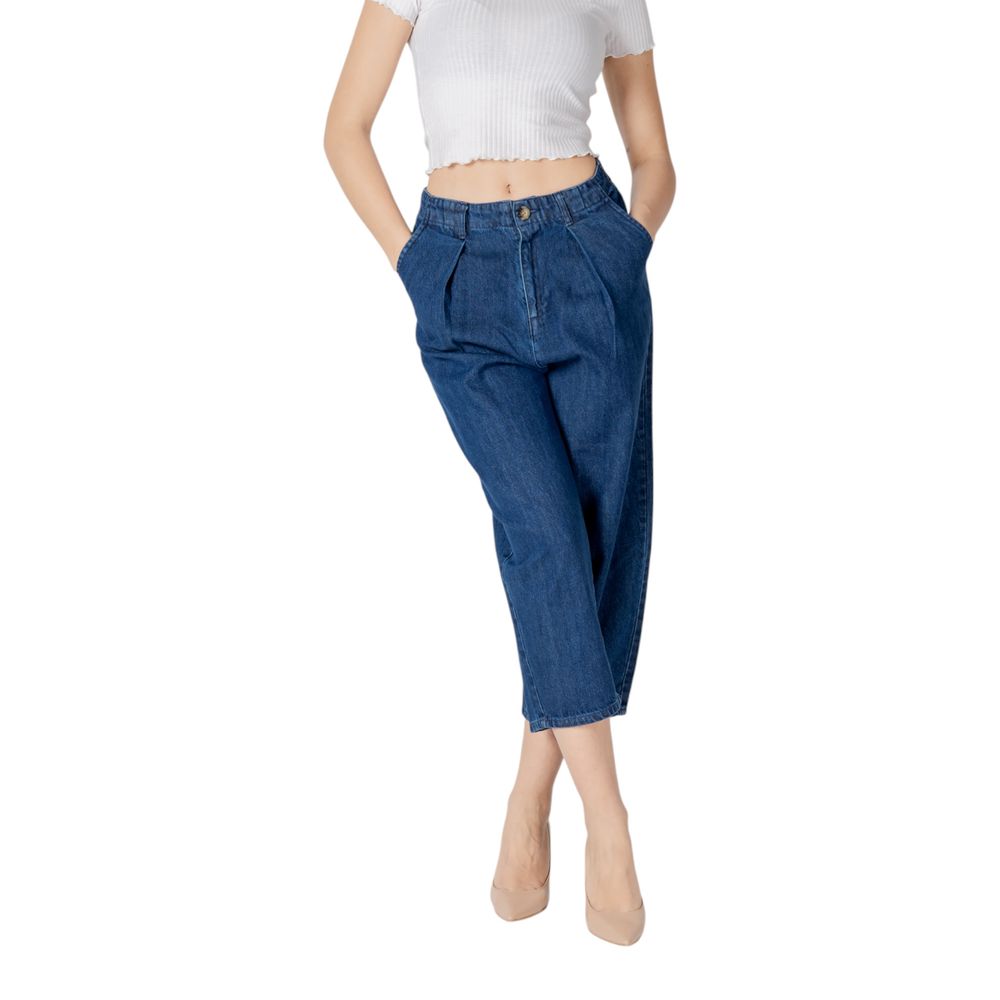 Blue Cotton Jeans Denim