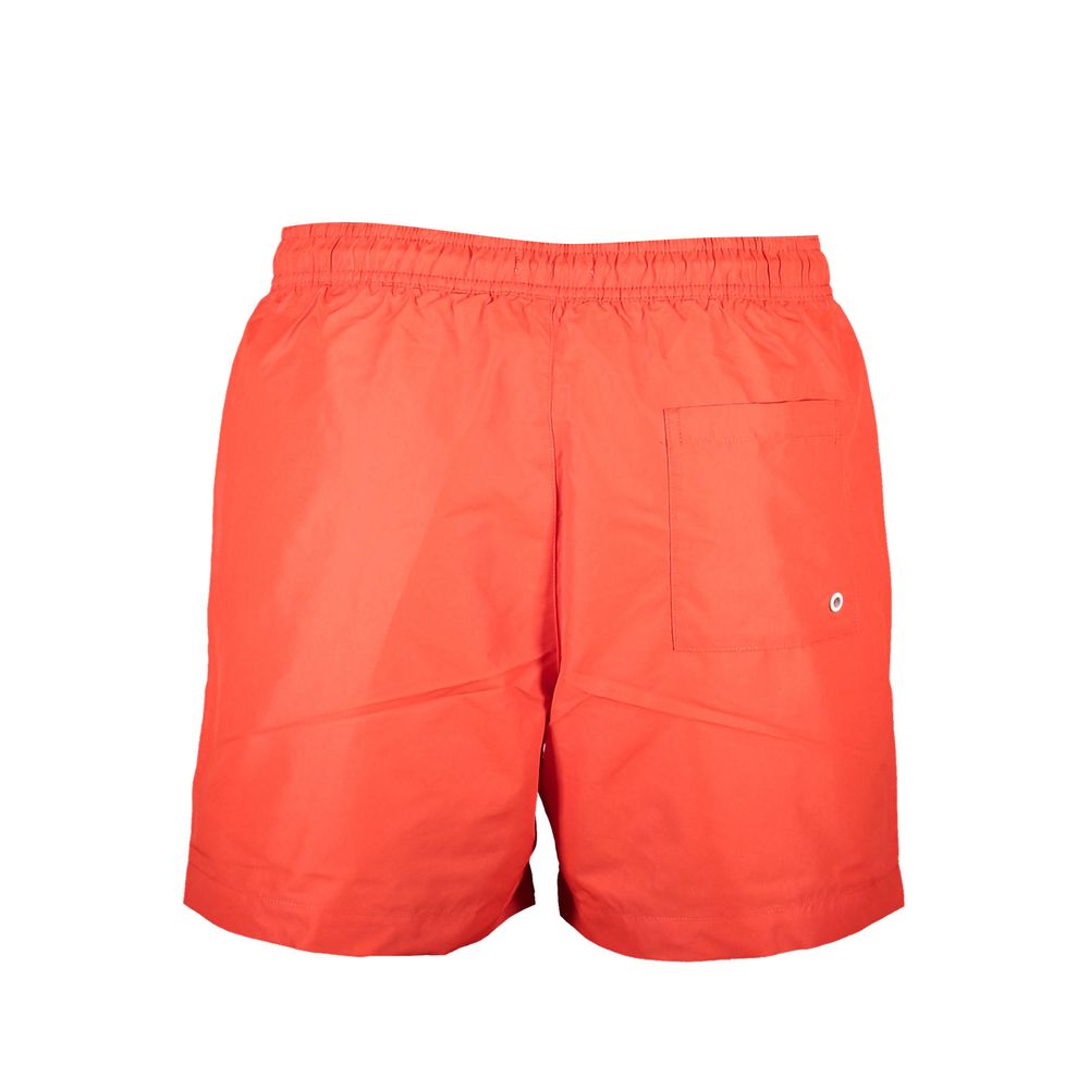 Rosso Polyester Men's Swim Boxer