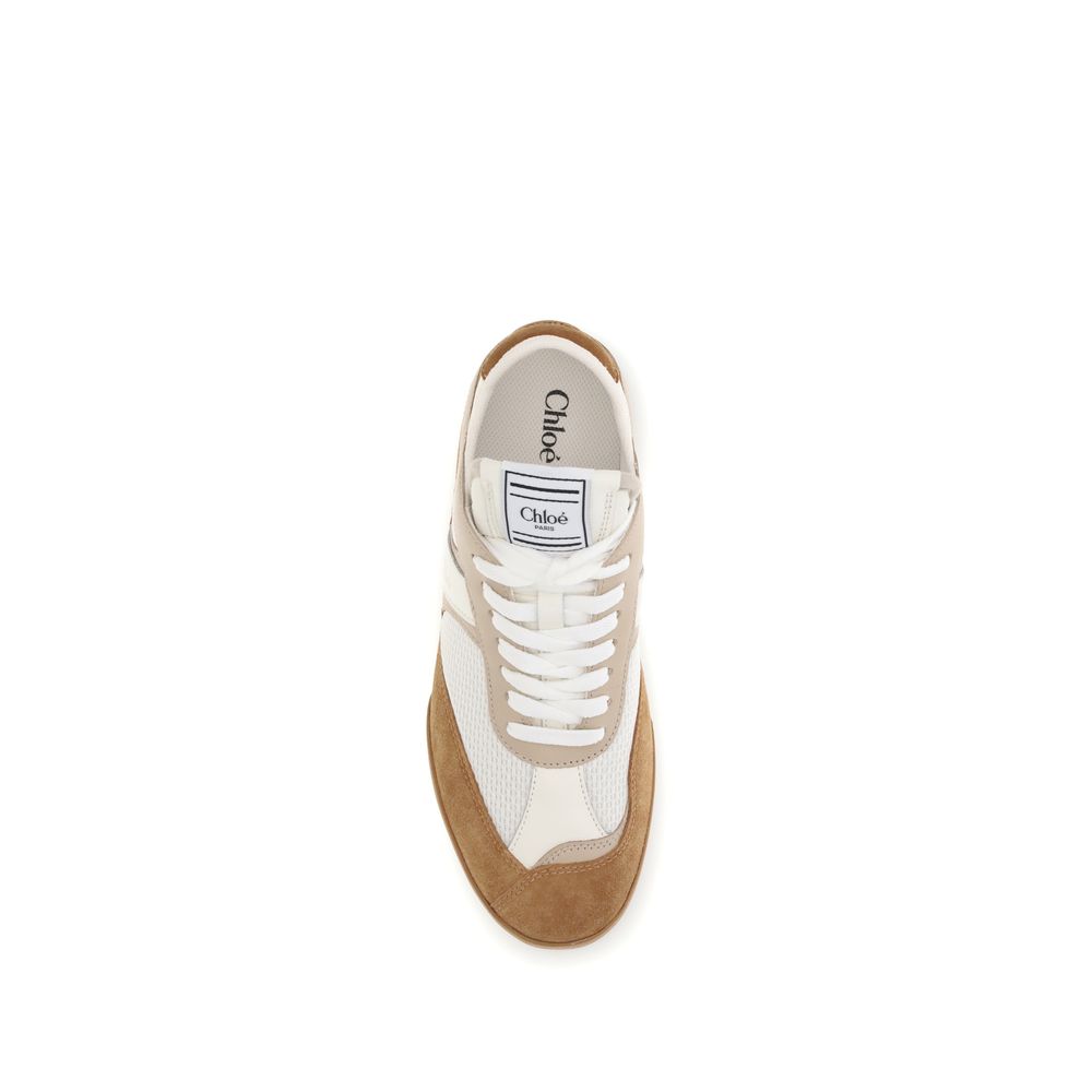 Brown Calf Leather Bos Taurus Athletic Sneakers