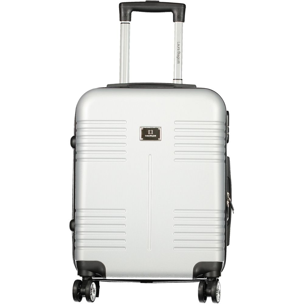 Argento Poliuretano Women Travel Bag