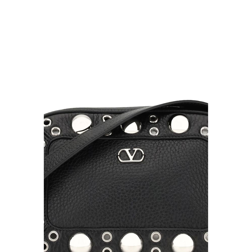 Black Leather Shoulder Bag