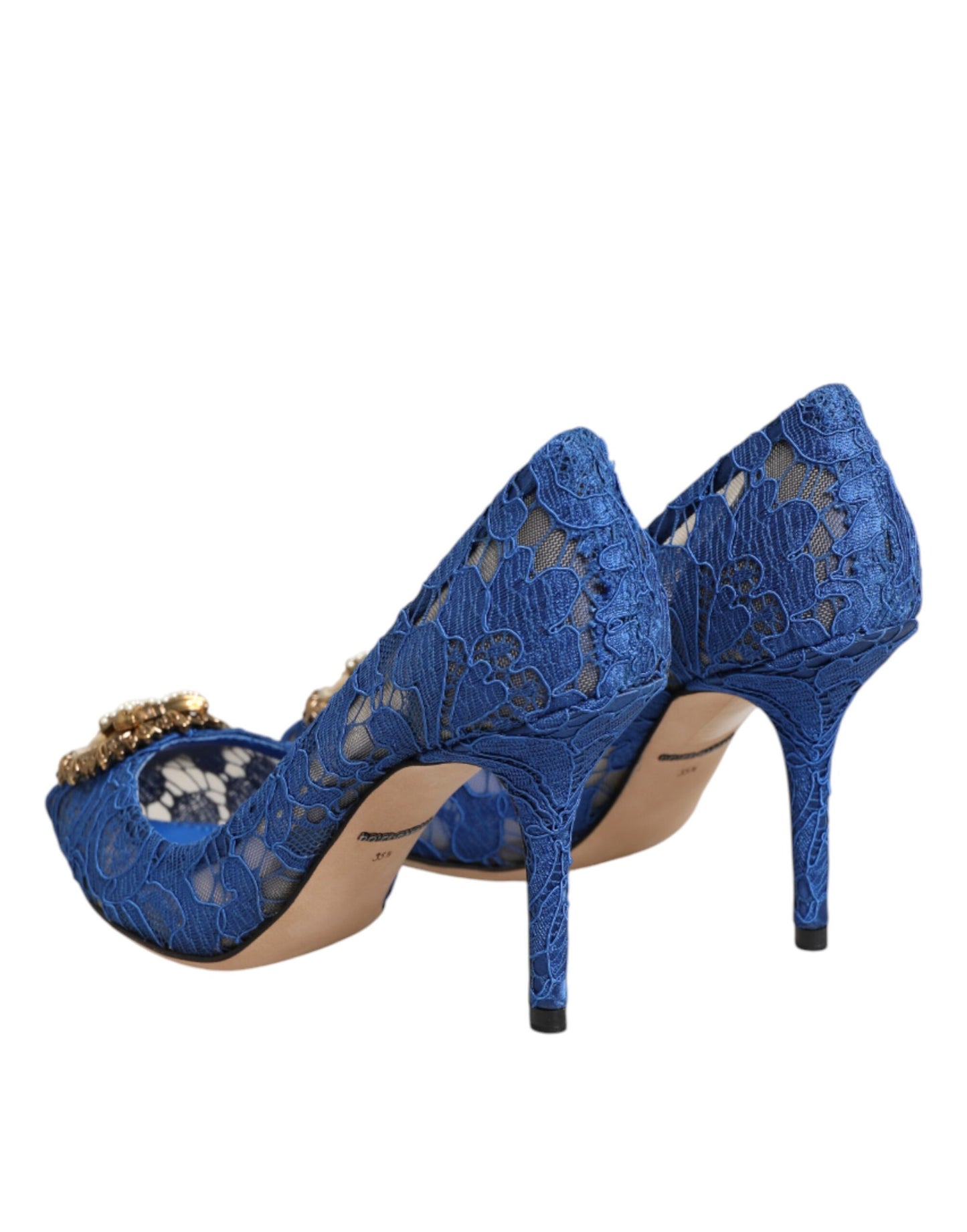Blue Taormina Lace DEVOTION Pumps Shoes \\