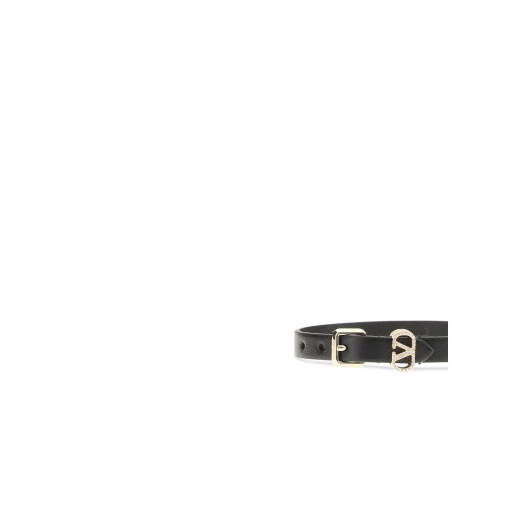 Black Calf Leather Bos Taurus Bracelet