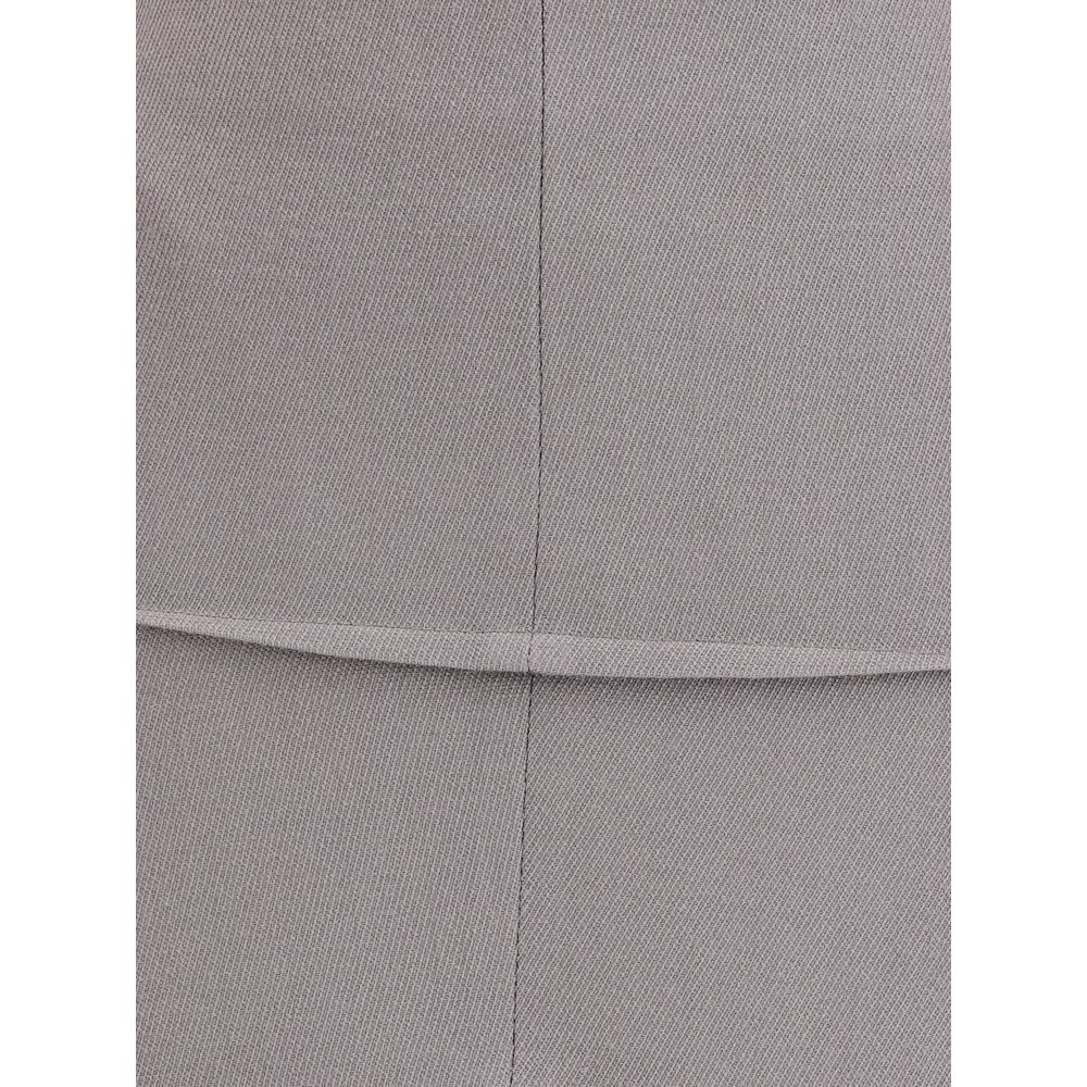 Bicolor Wool Skirt
