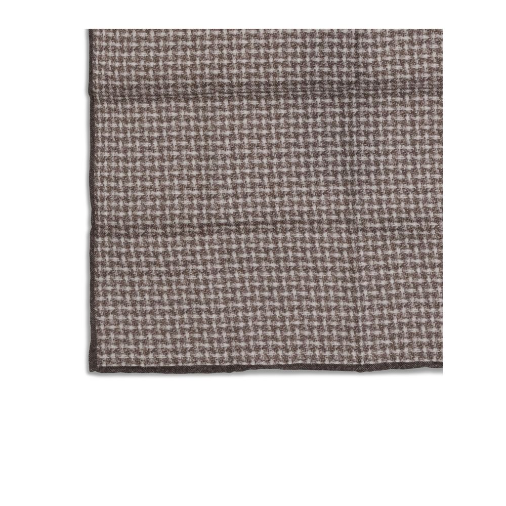 Brown Silk Scarf