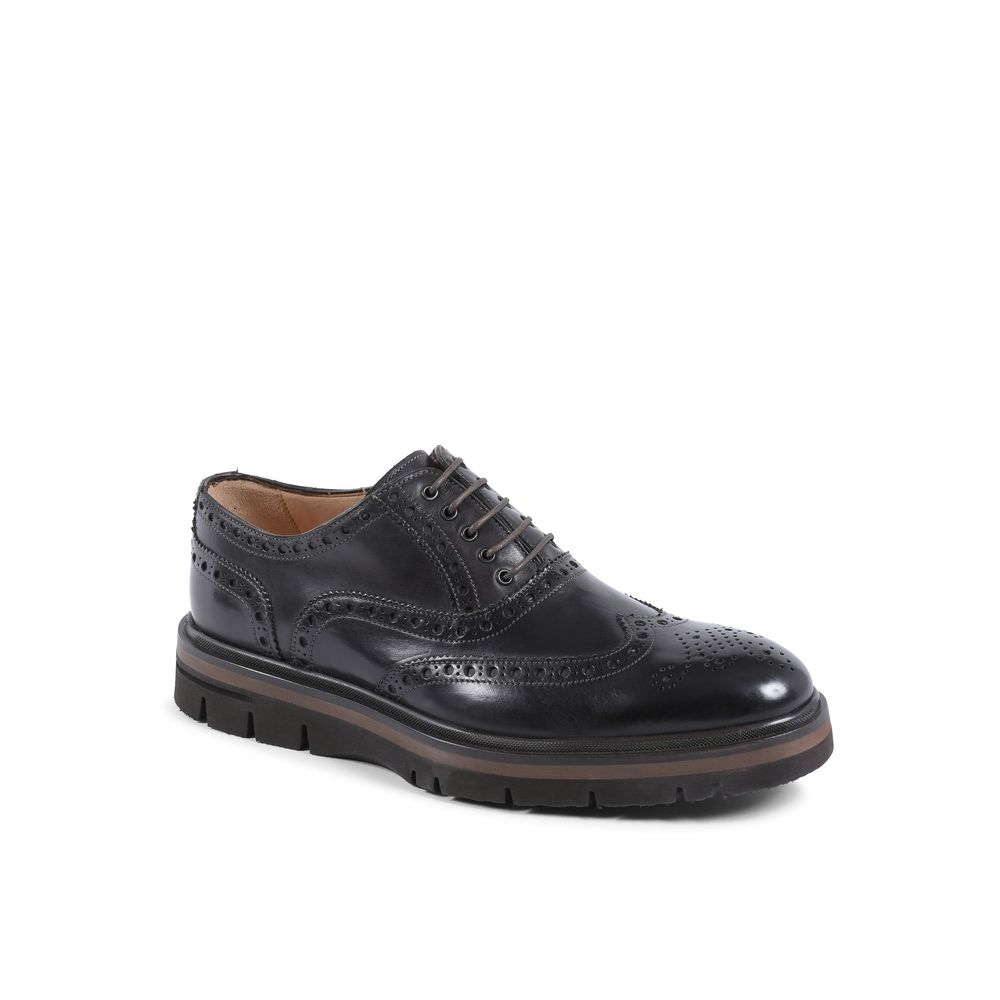 Brown Leather Oxfords And Derbies