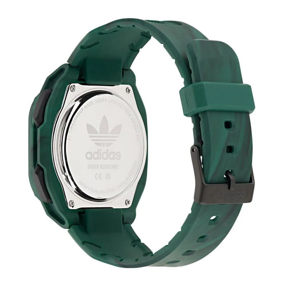 Bicolor Synthetic Digital Watch