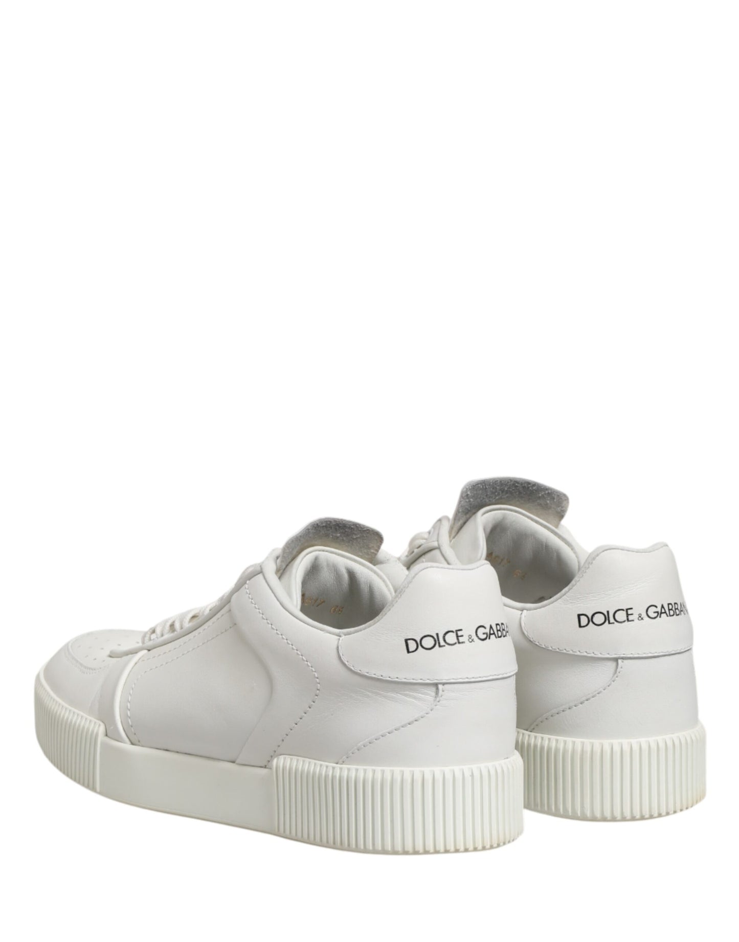 White MIAMI Calf Low Top Men Sneakers Shoes
