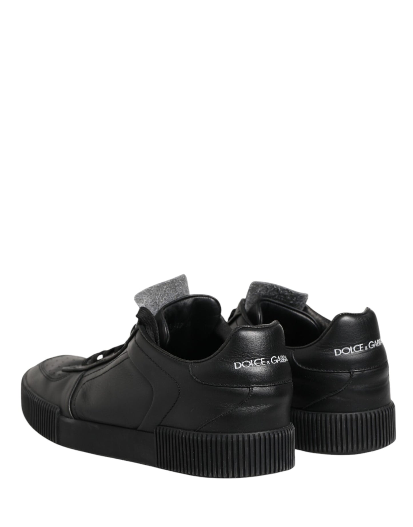 Black MIAMI Calf Low Top Men Sneakers Shoes