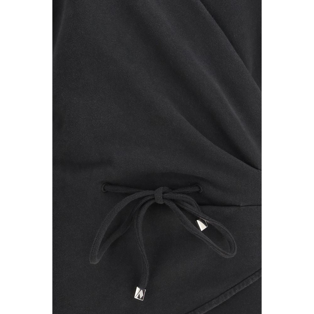 Black Cotton Casual Dress