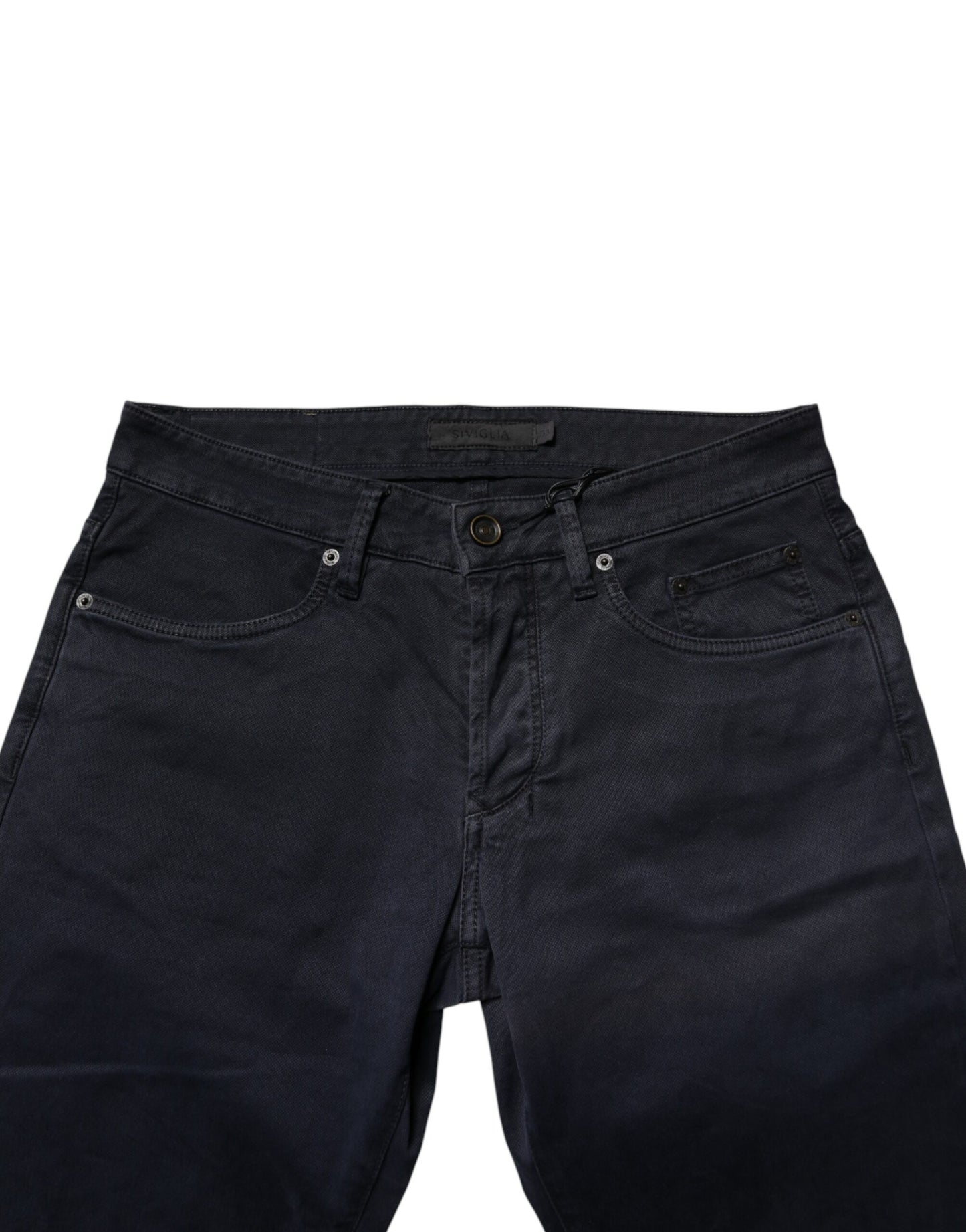 Black Mid Waist Cotton Skinny Denim Men Trouser Jeans
