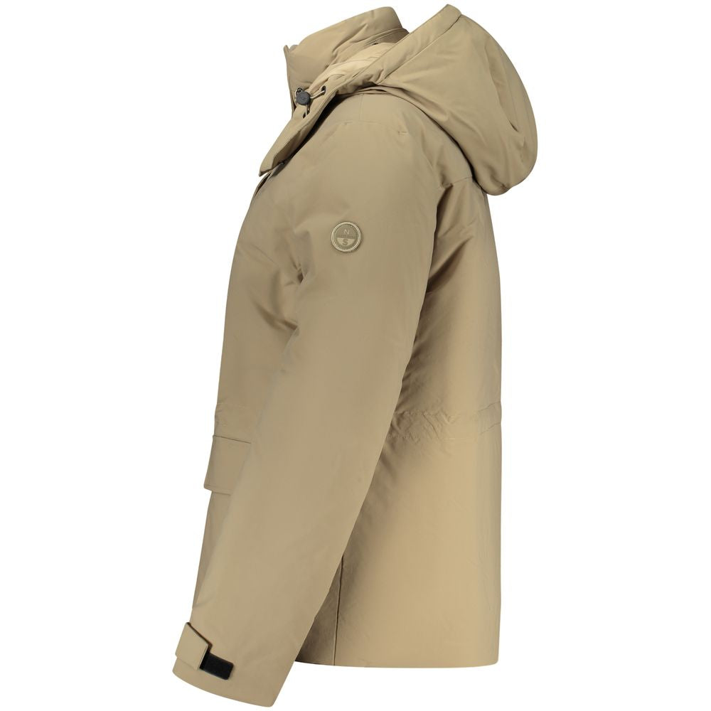 Marrone Polyester Woman Jacket
