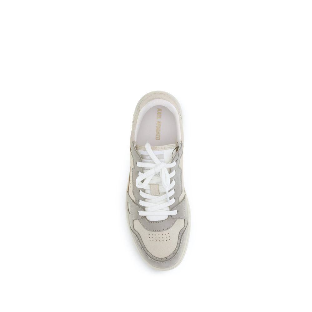 Gray Calf Leather Bos Taurus Athletic Sneakers
