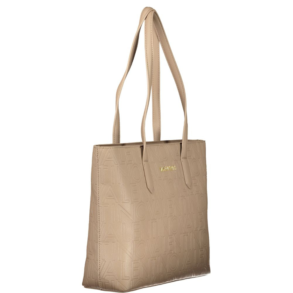 Marrone Polyurethane Women Shoulder Bag