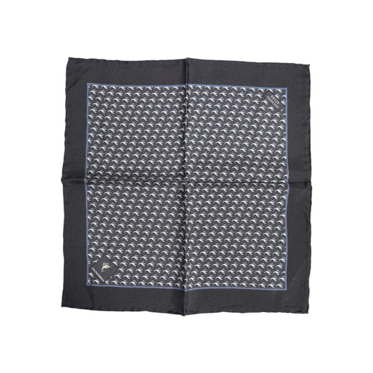 Black Silk Scarf