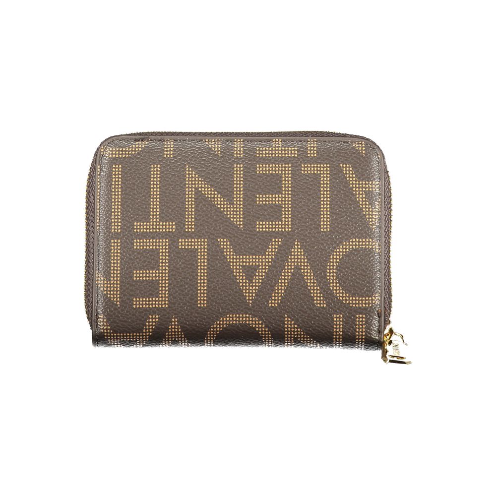 Marrone Polyurethane Women Wallet