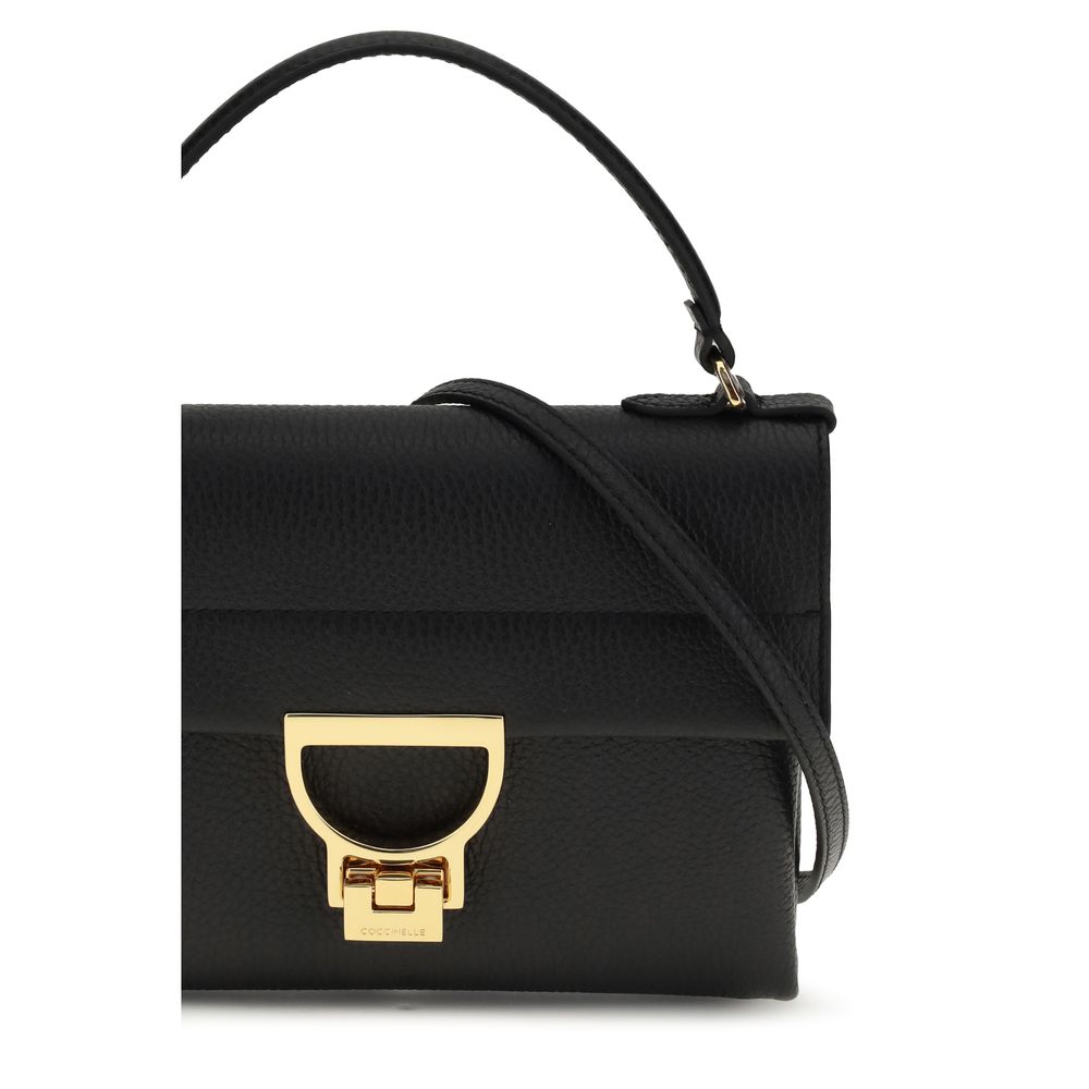 Black Calf Leather Bos Taurus Handbag