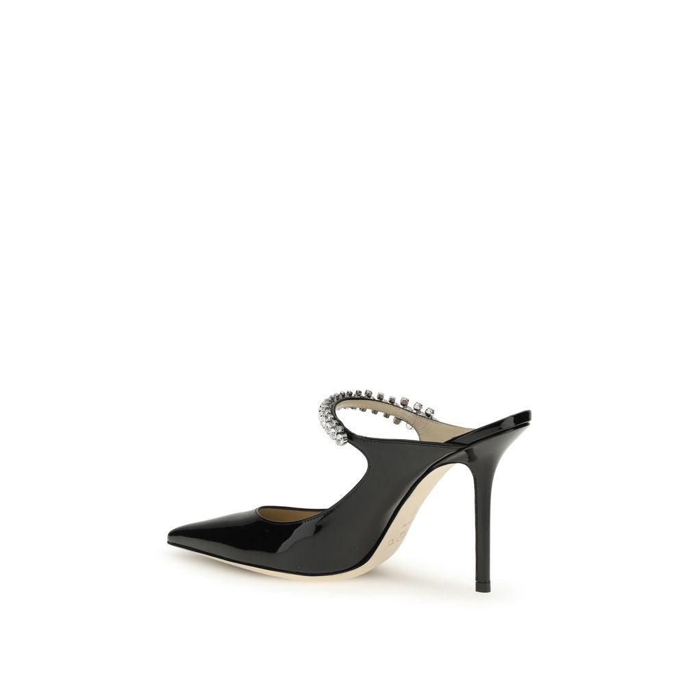 Black Calf Leather Bos Taurus High Heel Pumps