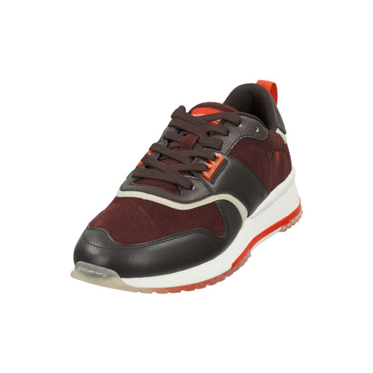 Multicolor Cowhide Athletic Sneakers