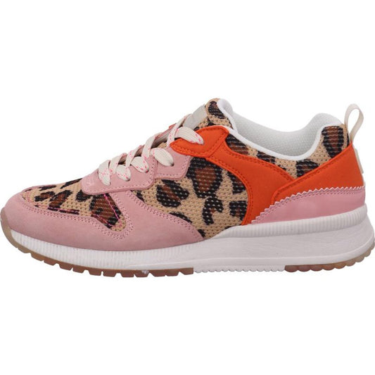 Multicolor Leather Low Top Sneakers