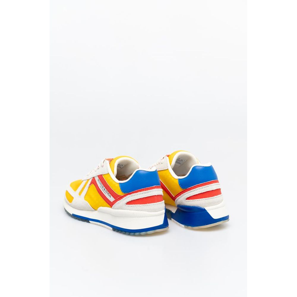 Multicolor Leather Athletic Sneakers