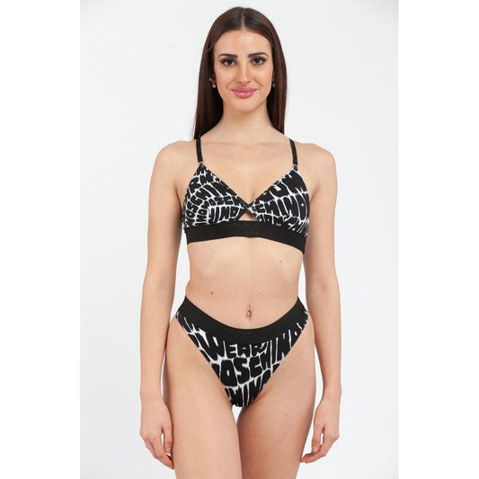 Black Cotton Bikini