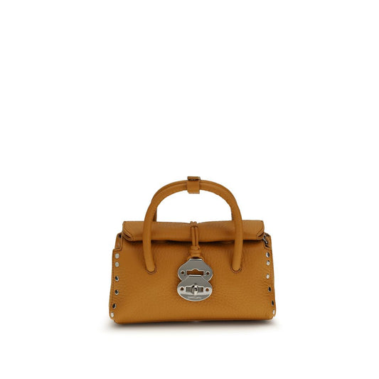 Black Calf Leather Bos Taurus Handbag