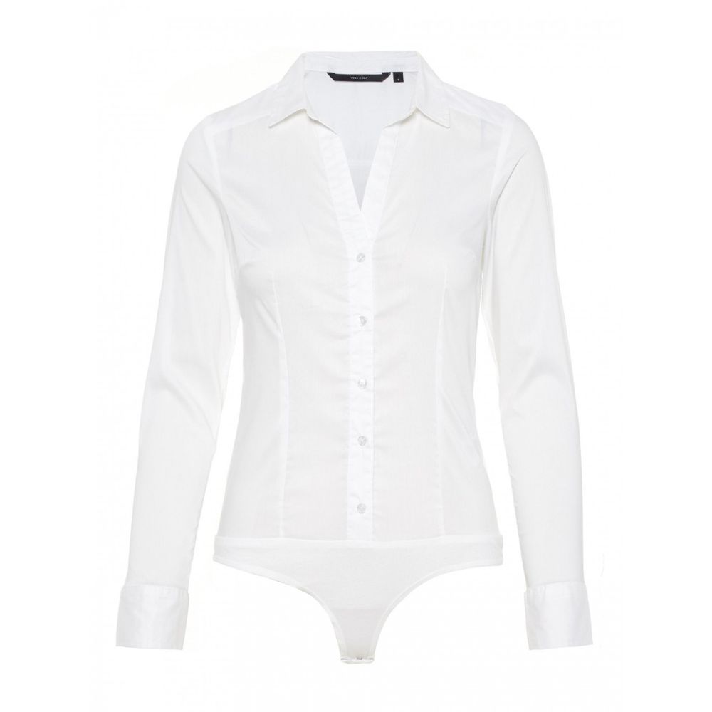 White Cotton Bodysuit