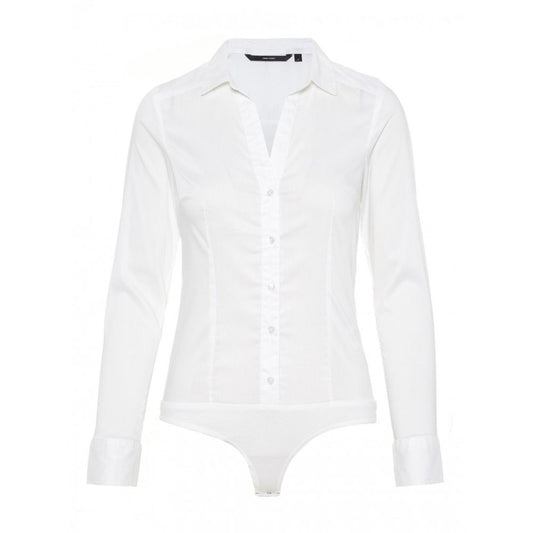 White Cotton Bodysuit