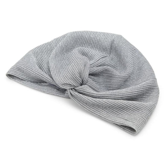 Silver Polyester Hat