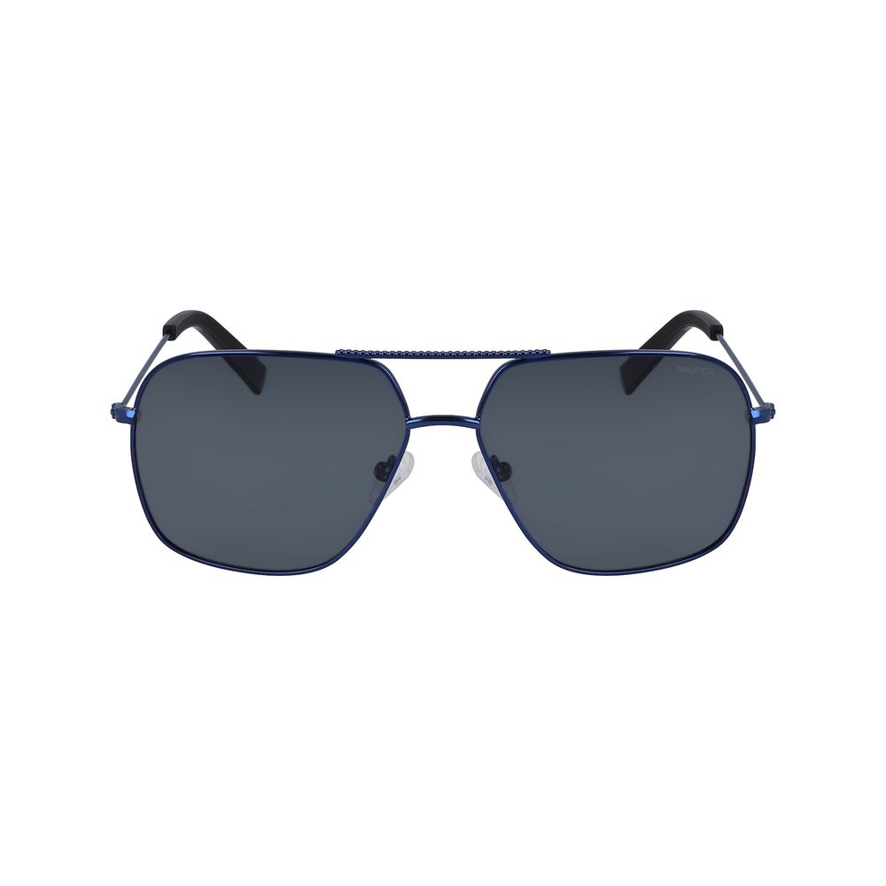 Blue Metal Sunglasses