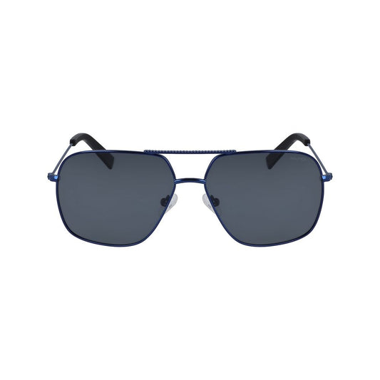Blue Metal Sunglasses