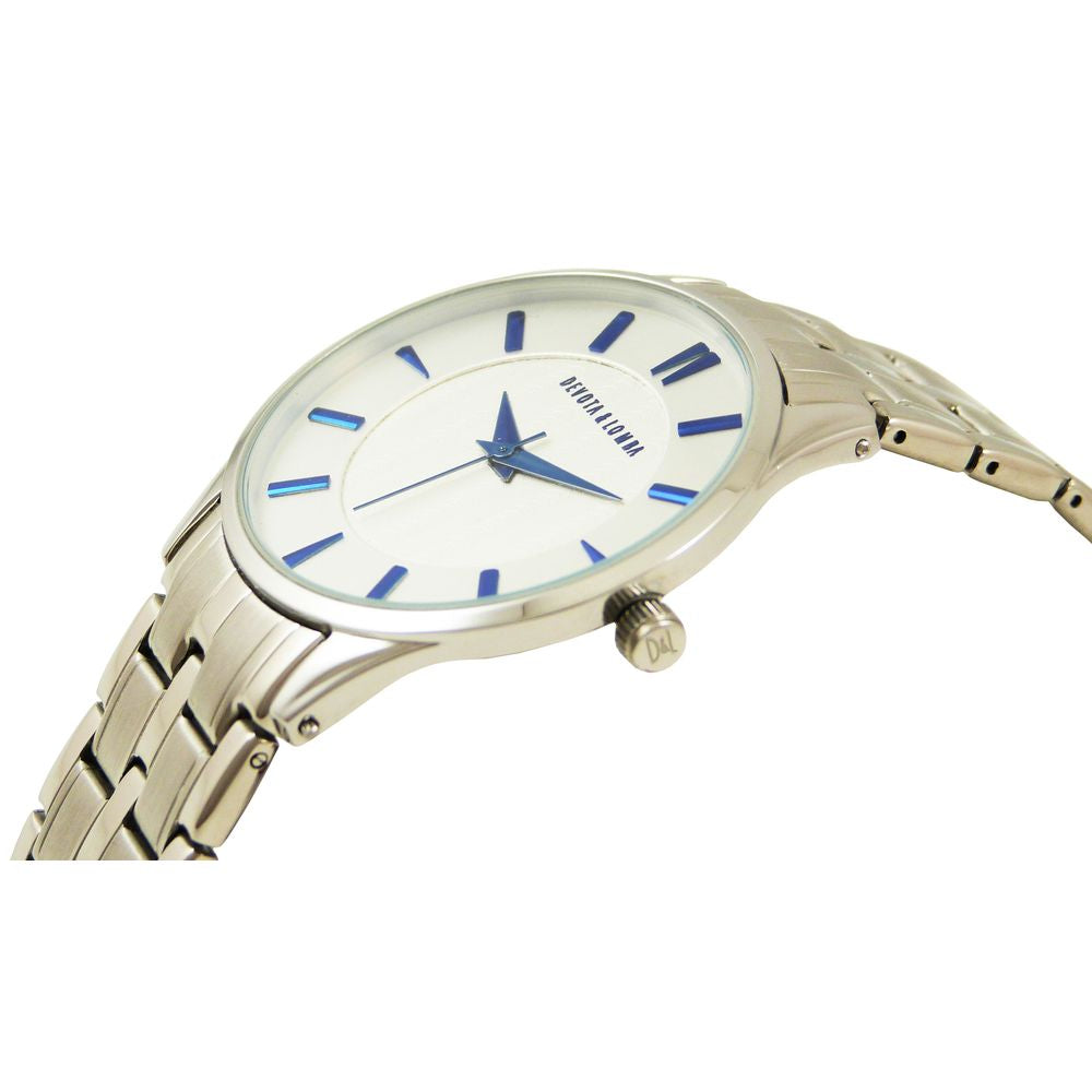 Silver Stainless Steel Dress Watch