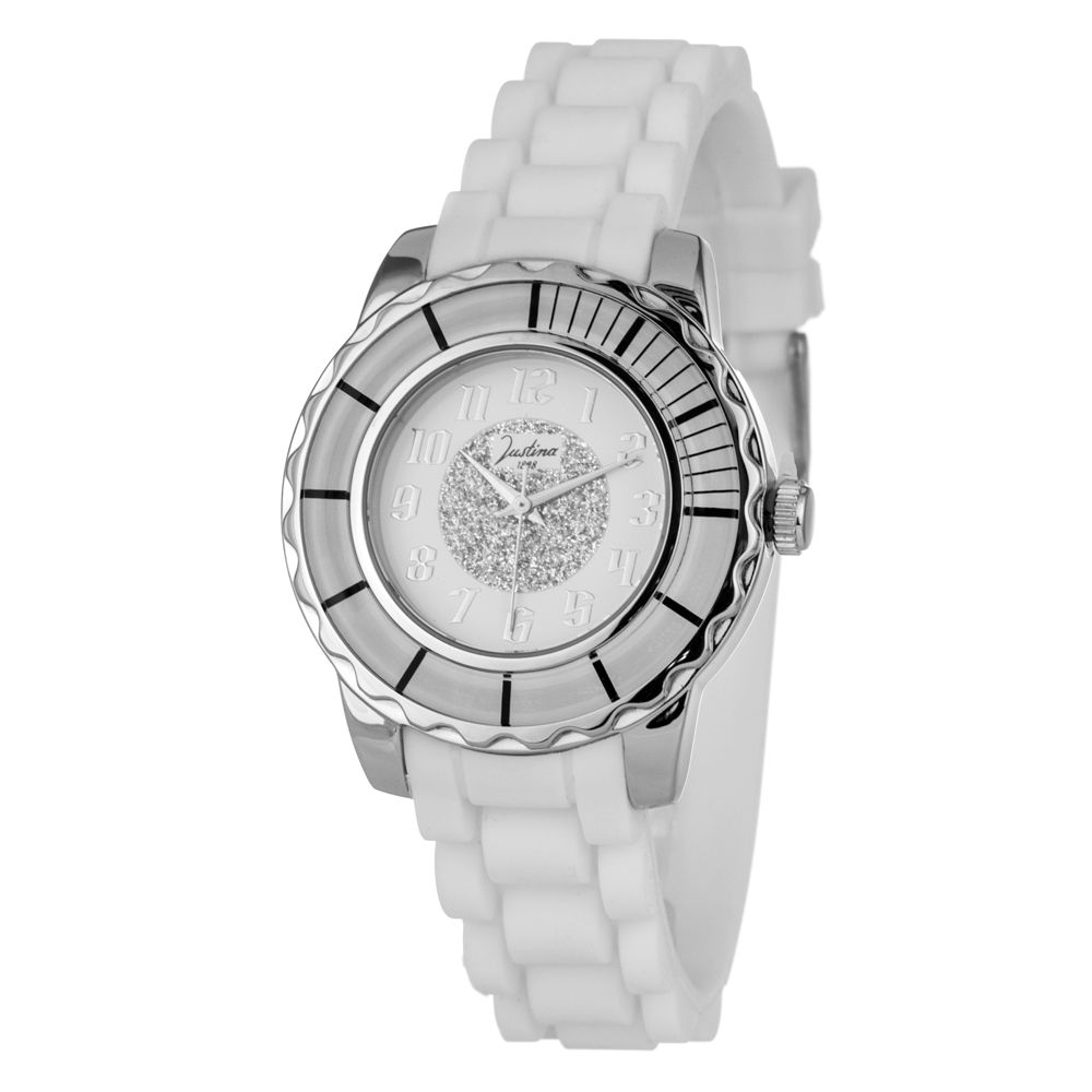White Rubber Sport Watch