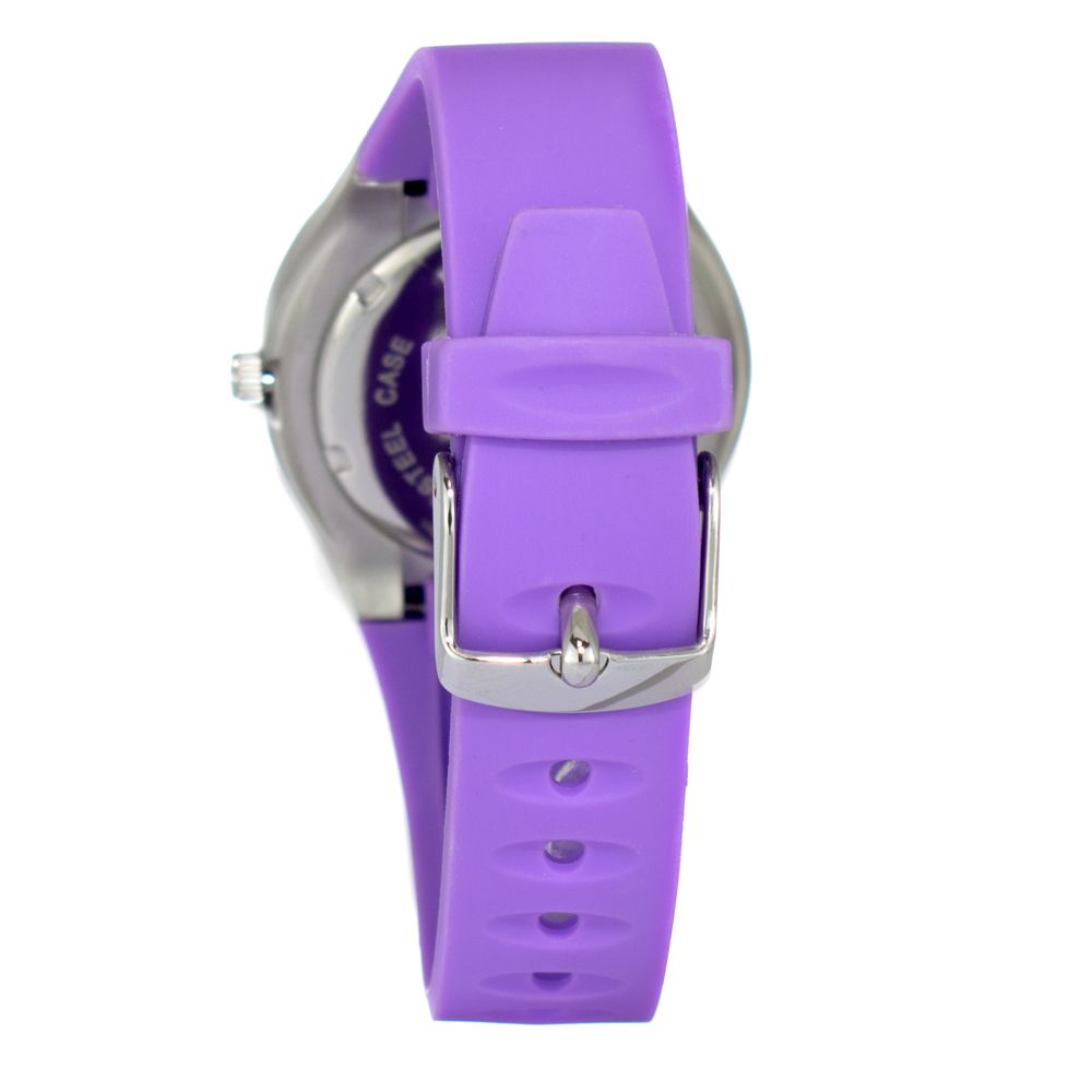 Purple Rubber Bracelet Watch