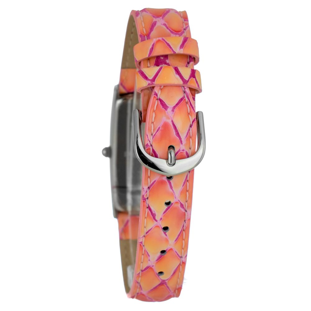 Bicolor Leather Dress Watch
