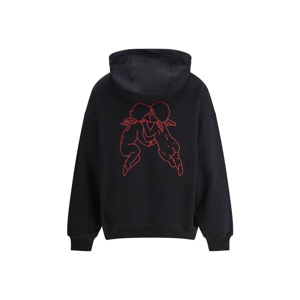 Black Cotton Sweatshirt