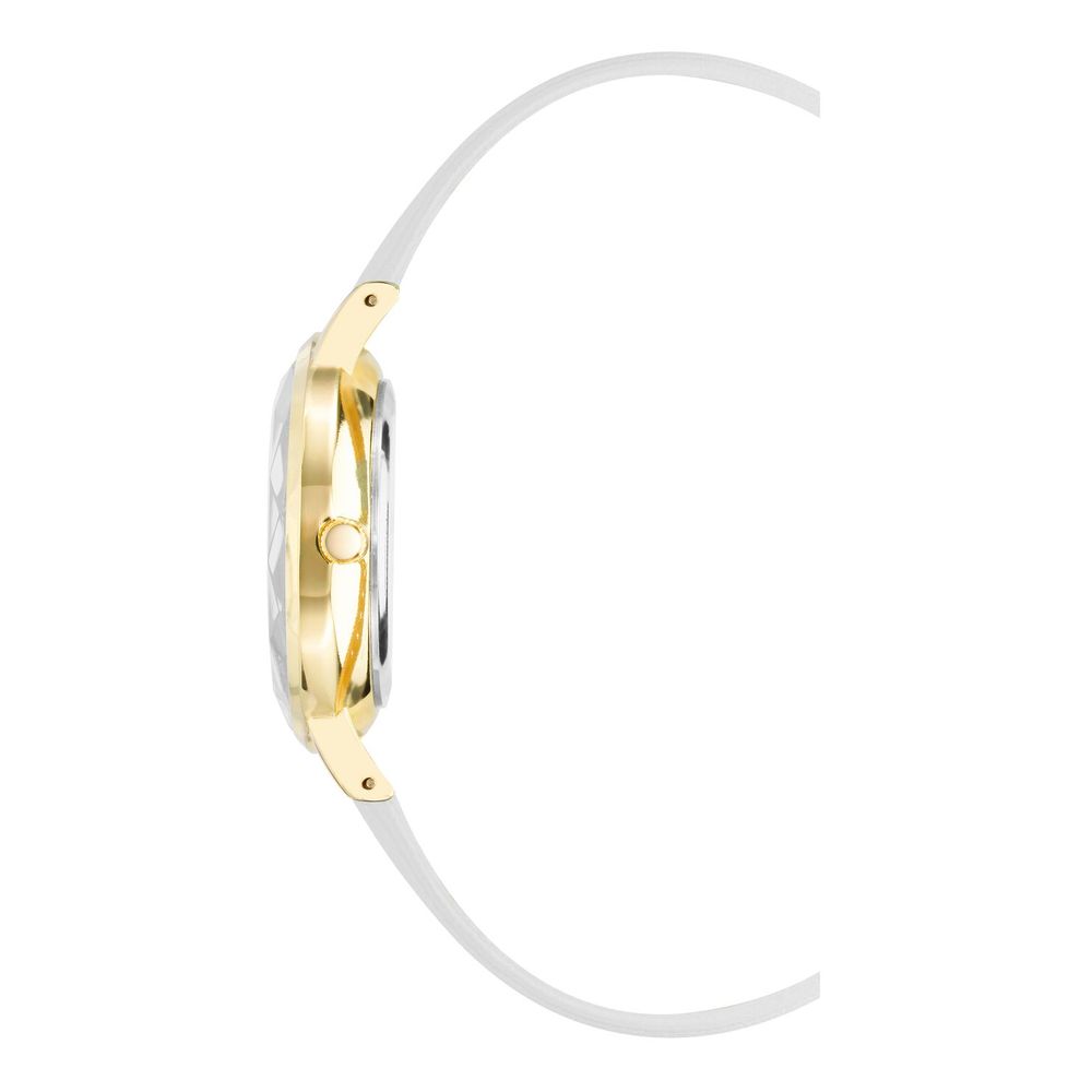 White Plastic Dress Watch